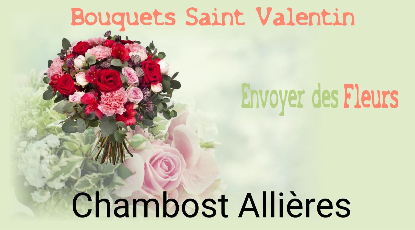 Roses de Saint-Valentin livrées à Chambost-Allières
